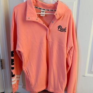 PINK Victorias Secret Quarter-Zip Pullover